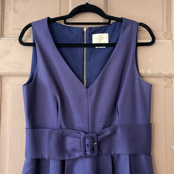 Kate Spade Navy and Orange Belted Dress - Picture 4 of 12